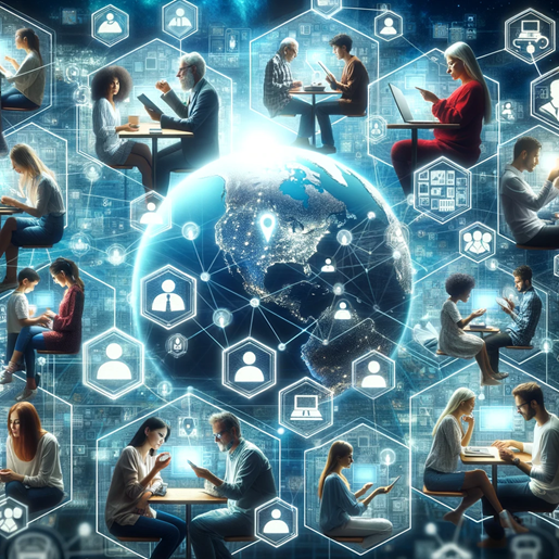 „Culture of Digitality“ (Image generated with DALL-E 3)

